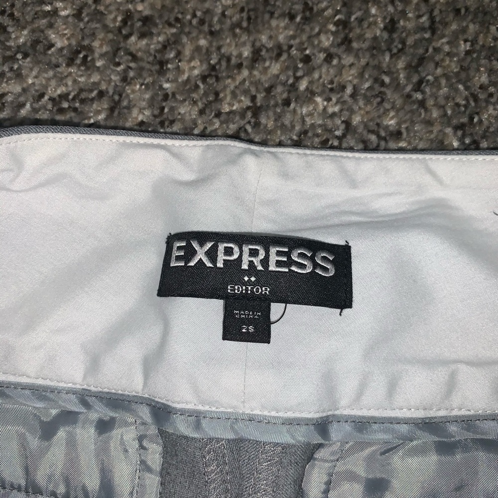 gray work pants - Picture 4 of 4